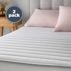 Silentnight Quilted Mattress Protector - 2 Pack