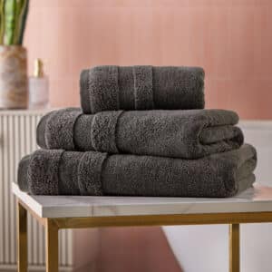 Cosmo Living Supersoft Towels | Charcoal - 6 Pack