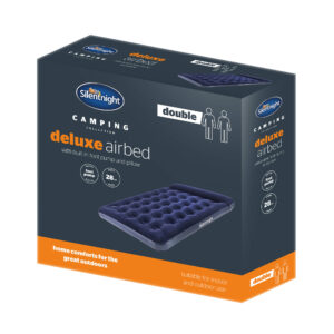 Silentnight Flock Airbed With Integrated Foot Pump