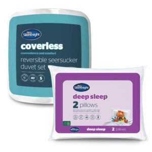 Silentnight Coverless 10.5 Tog Duvet & Deep Sleep Pillow Pair Bundle