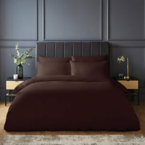 Silentnight Pure Cotton Duvet Set - Deep Plum