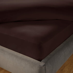 Silentnight Pure Cotton Fitted Sheet - Plum