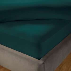 Silentnight Pure Cotton Fitted Sheet - Teal