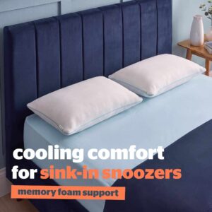 Silentnight Sink-in Memory Foam Cooling Pillow Pair